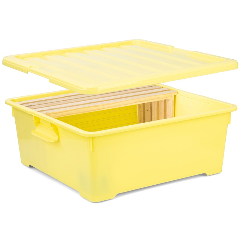 Caisse de récolte plastique 11 cadres de hausse, étanche pour les abeilles et pour le miel