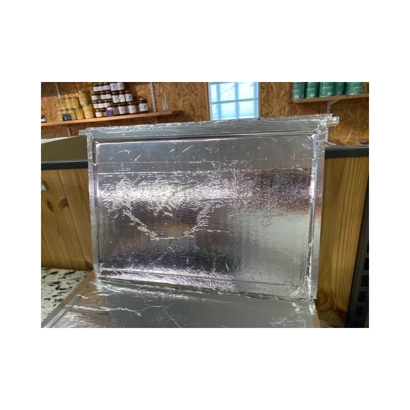 Partition Isolante /film alu cadre Dadant corps bois  473/450*317*22mm