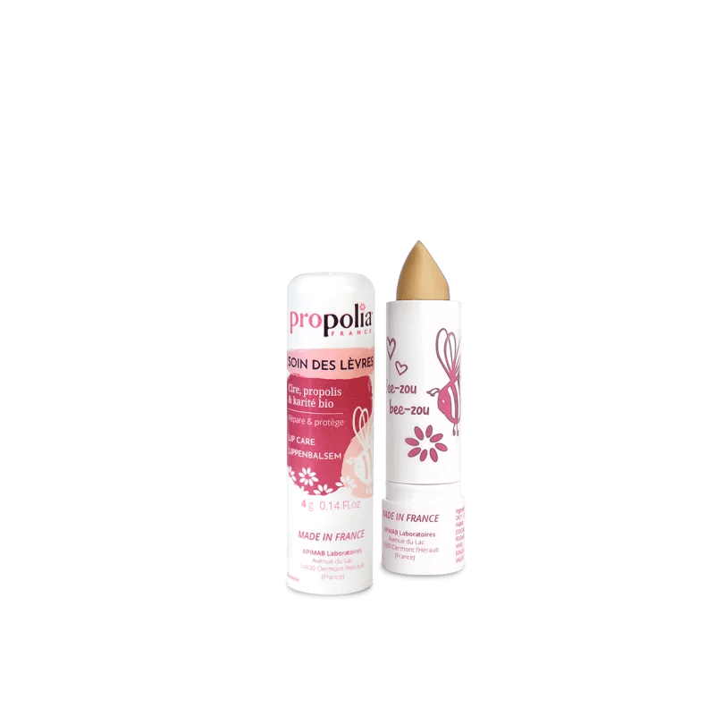 Baume lèvres Propolis, Karité, Cire de Propolis