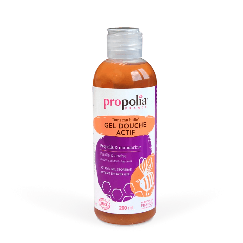 Gel Douche Actif Bio - Propolis & Mandarine